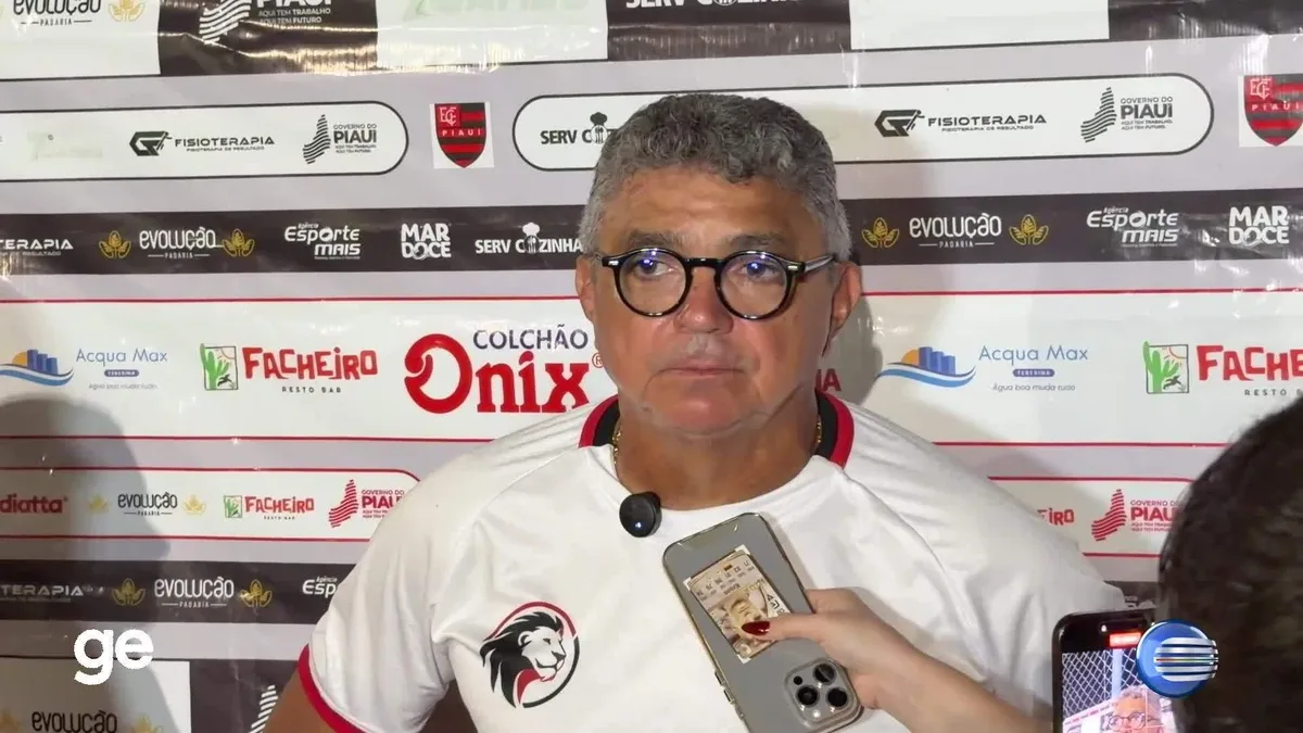 Flamengo-PI 1 x 1 River-PI: veja as entrevistas após o jogo de ida da final do Piauiense Série B 2026