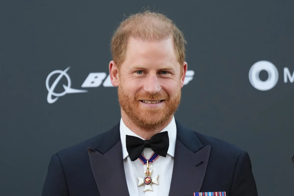 It’s wonderful to be back on British soil, says Harry after ‘eventful’ UK return
