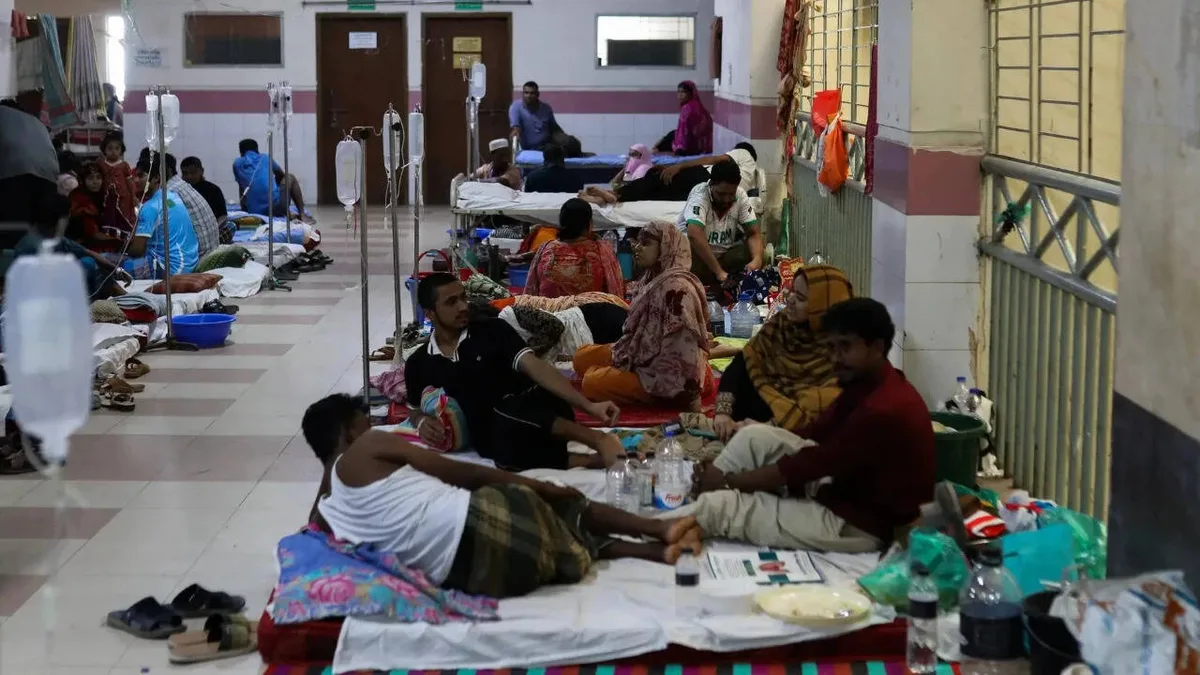 ‘Treated on floor, verandah’: Dhaka hospitals struggle as dengue wards overflow