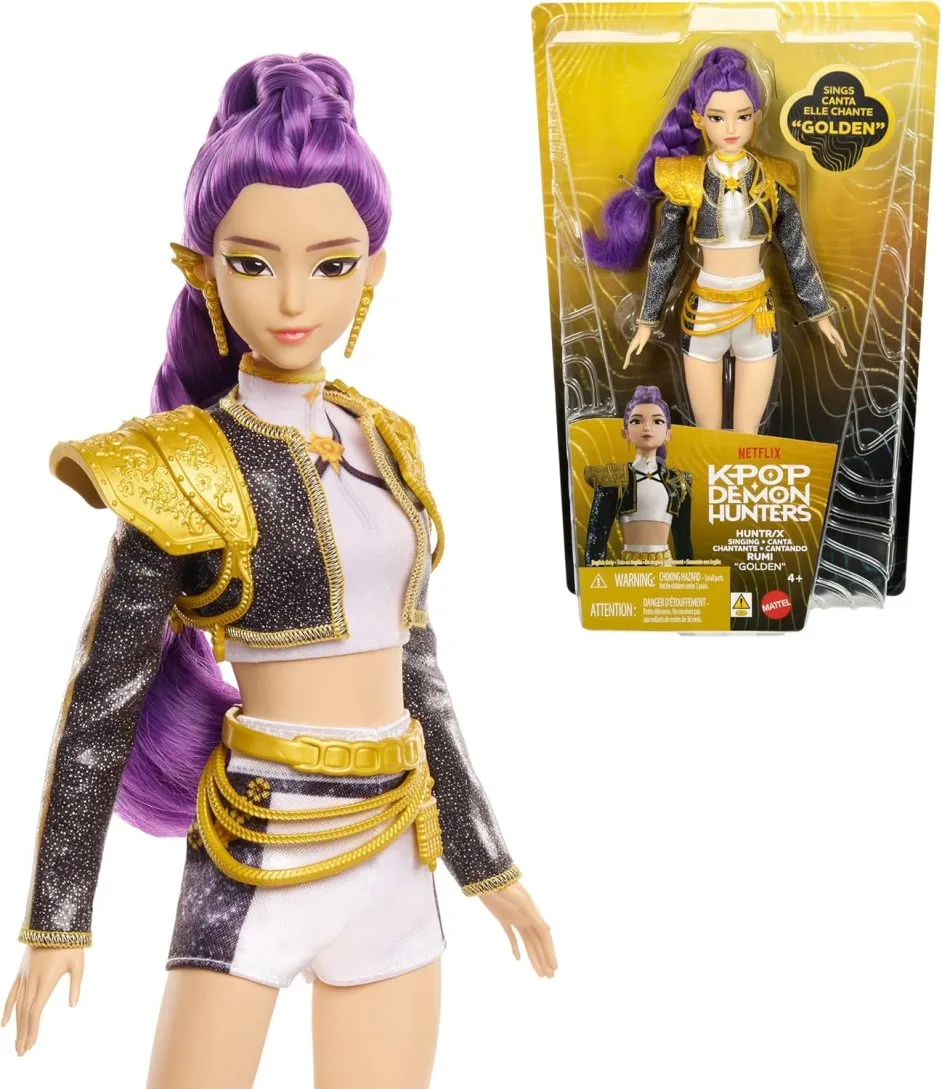 Mattel’s ‘KPop Demon Hunters’ Dolls Sing ‘Golden’ & Sport Iconic Outfits From the Award-Winning Film