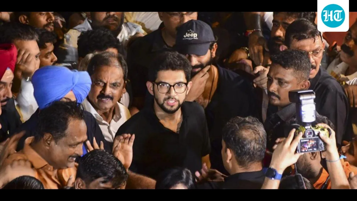 Aaditya, Amit Thackeray booked day after leading sit-in against Gyanesh Kumar