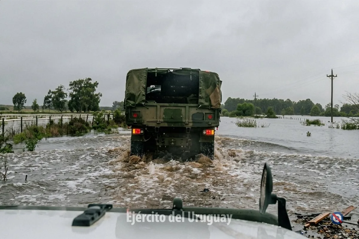 Aumentan los evacuados en Uruguay: los ríos crecen y productores movilizan ganado por las inundaciones