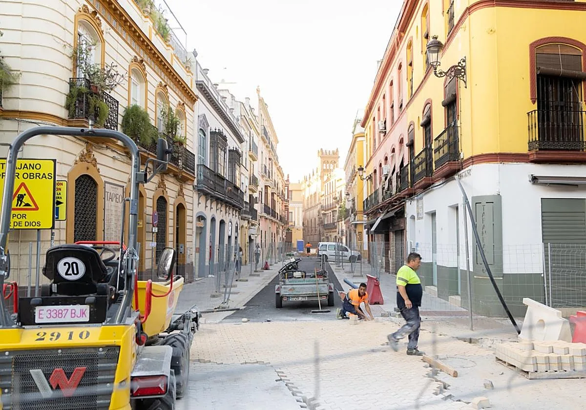 El primer tramo de la calle Trajano abrirá al tráfico el lunes 19 de octubre