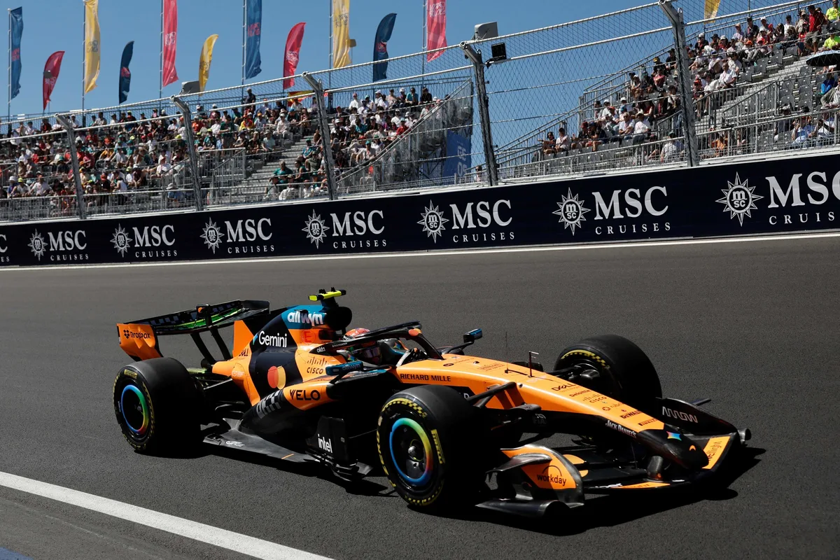 Desastre español y 'vueltón' de Lando Norris para lograr la primera 'pole' de Madring: Sainz y Alonso, eliminados en la Q1