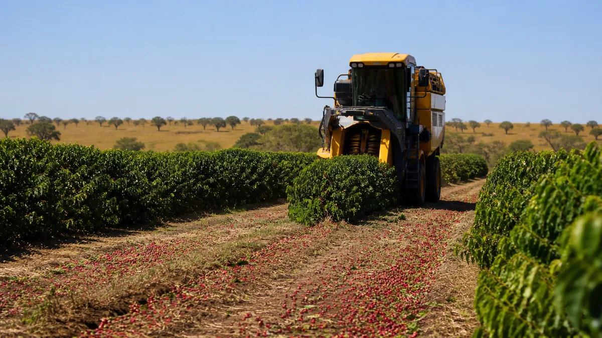 Colheita de café avança para 81% na área da Expocacer
