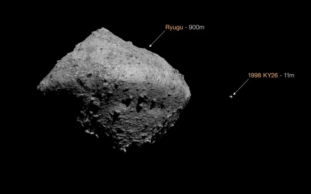 Sonda japonesa dispara lasers contra asteroide em teste inédito