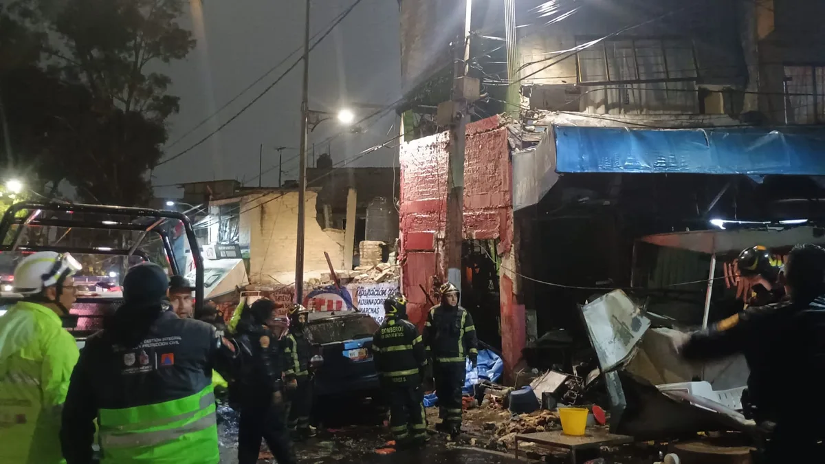 Explosión en negocio deja una persona muerta y 11 heridos en alcaldía Álvaro Obregón