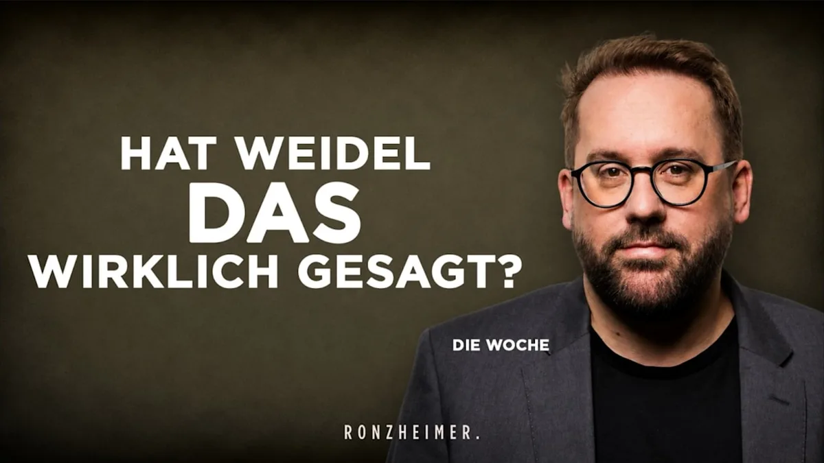 RONZHEIMER - Neue AfD-Taktik / Was plant Merz? / Panik in Russland