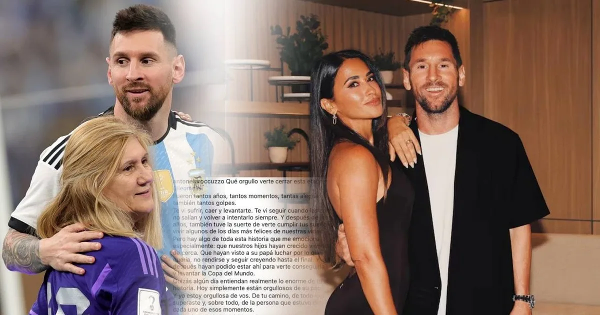 La mamá de Lionel Messi y Antonela sobre su retiro de la Selección: "Está toda la familia muy triste..."