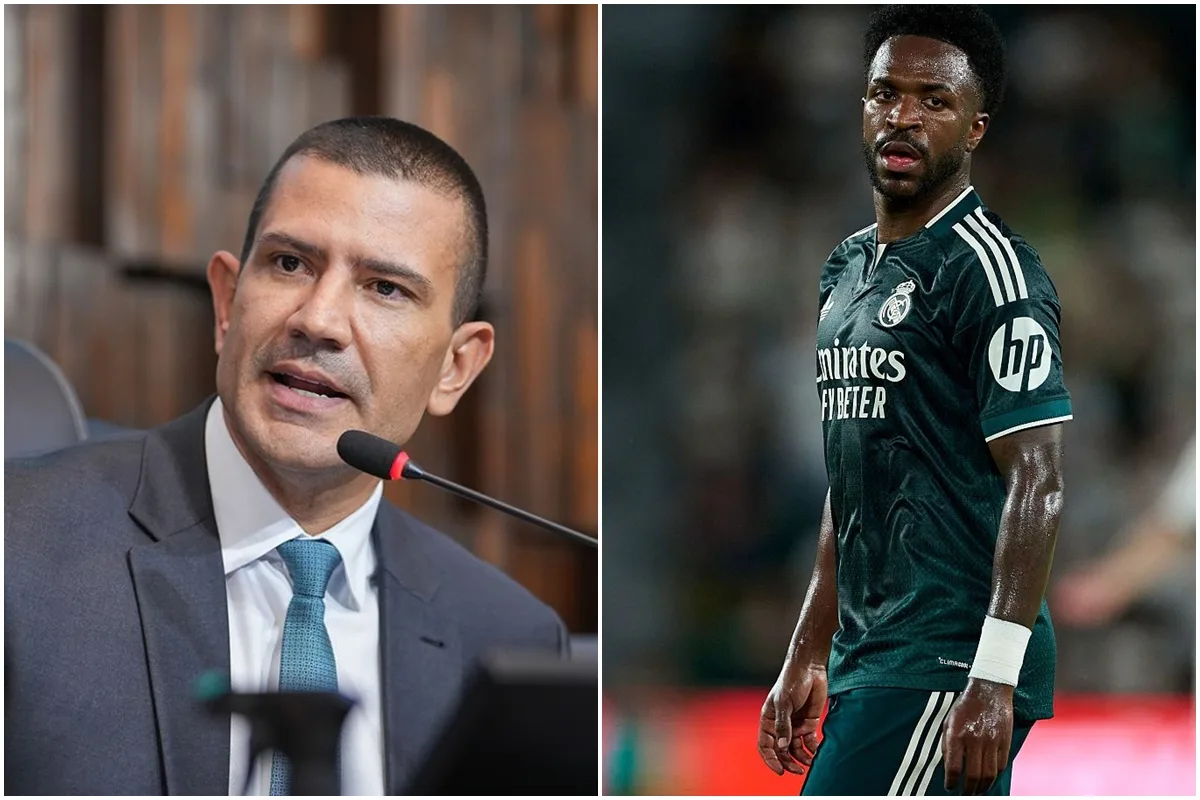 Vini Jr. entra na Justiça contra Douglas Ruas por uso indevido de imagem
