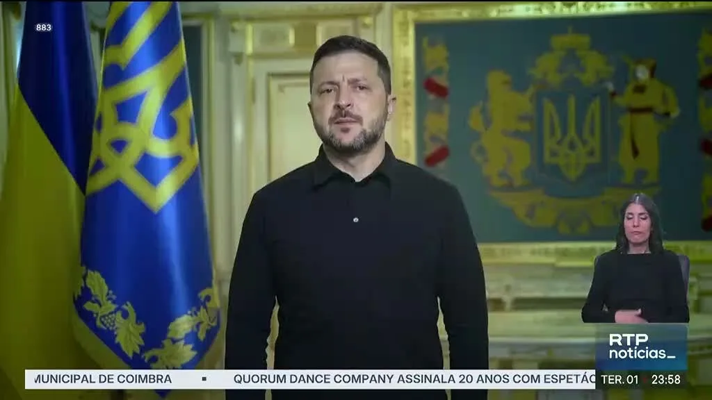 Zelensky alerta para ameaça acrescida nos aeroportos russos