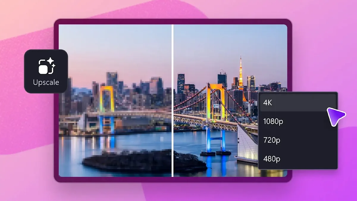 Neuer Video-Booster von Microsoft - Clipchamp bringt pixelige Clips auf 4K-Niveau
