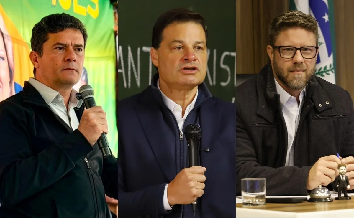 Pesquisa Grupo Ric/IRG ao governo: Moro tem 40,2%, Sandro Alex tem 24,8% e Requião Filho tem 21%; veja os números