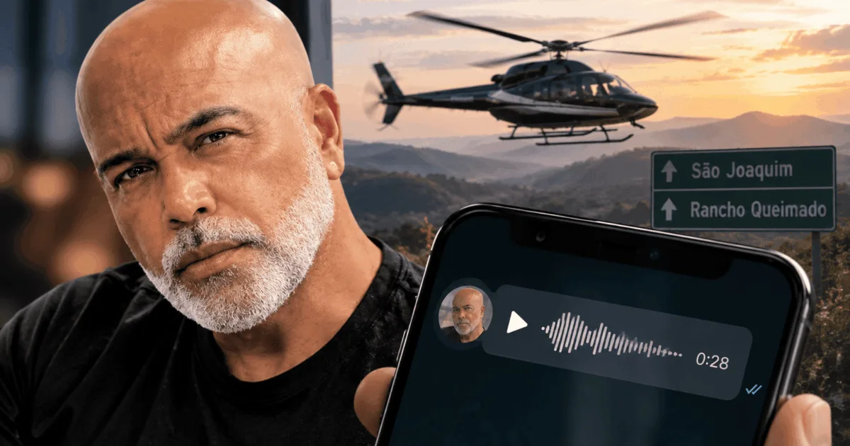 Rick enviou áudio para combinar pouso antes de helicóptero desaparecer