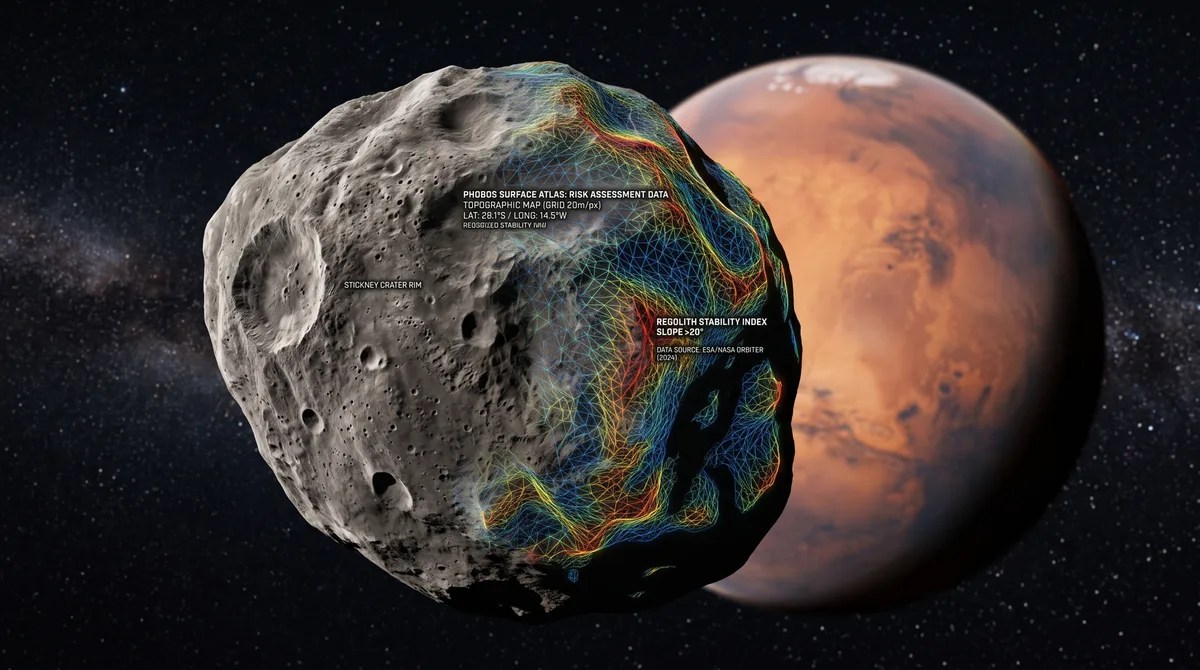 Uma lua de Marte ganhou um atlas antes da coleta: mapa de Phobos prepara missão que pretende trazer amostras à Terra