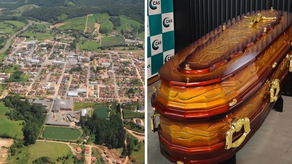 Pacata cidade com 6 mil habitantes em SC produz cerca de 40% dos caixões do estado e recebe título inusitado de Capital Catarinense dos Caixões