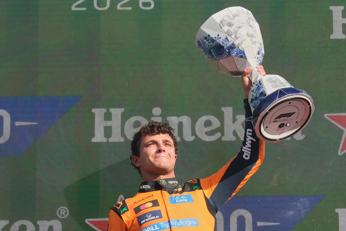 Lando Norris conquista el GP de Países Bajos; Checo Pérez rescata el lugar 15