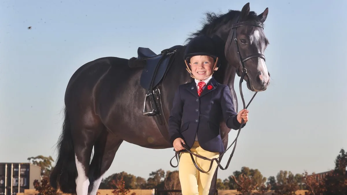 Milos Dvorak and Hashie: Meet the youngest royal show equestrian contestant