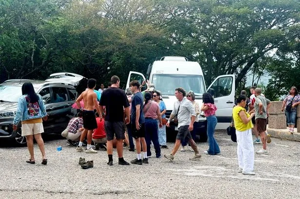 Brit tourists cheat death after 'terrifying' 1,000-metre canyon bus crash in Mexico