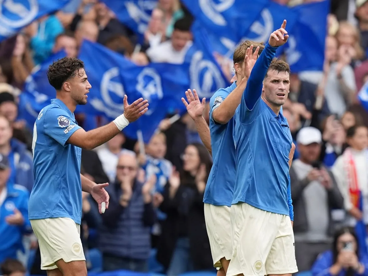Arsenal's unbeaten run shattered by Brighton's clinical display