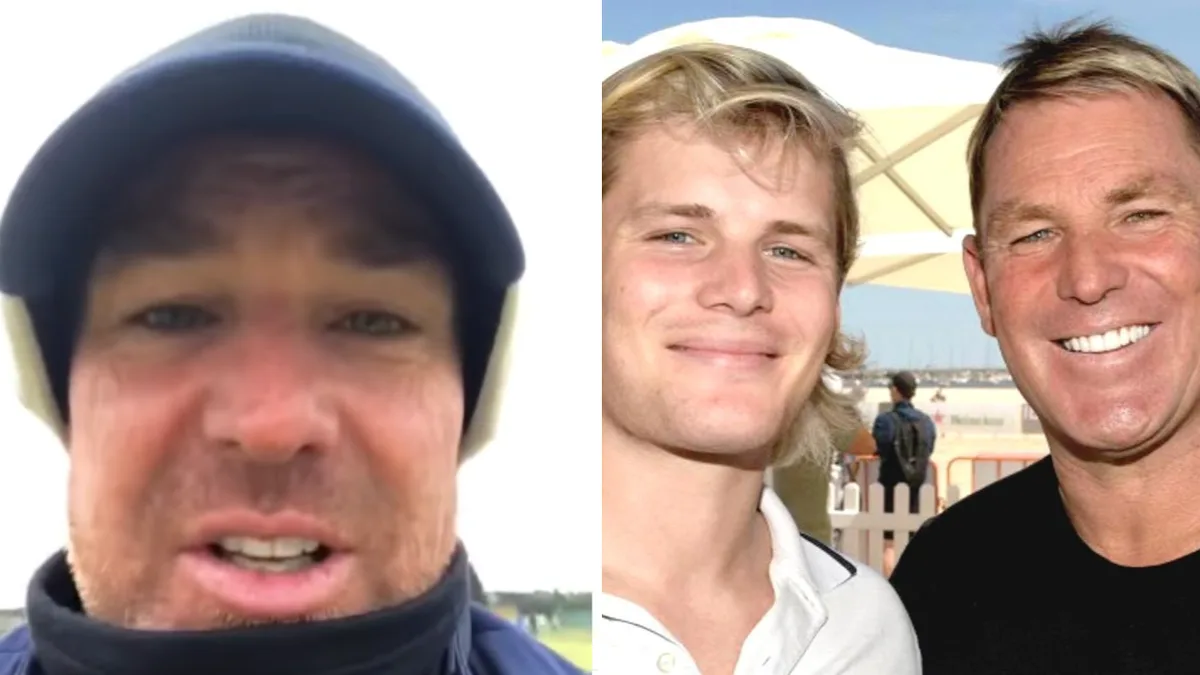 Shane Warne’s son Jackson shares personal video from dad to mark icon’s birthday