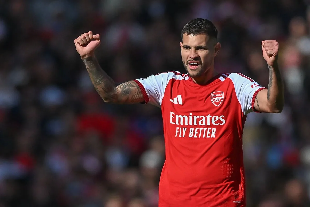 Guimaraes grabs winner as Arsenal rally to beat Leeds