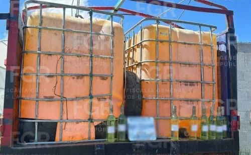 Aseguran casi 10 mil litros de hidrocarburo y gas LP; detienen a dos con autotanque en Tabasco