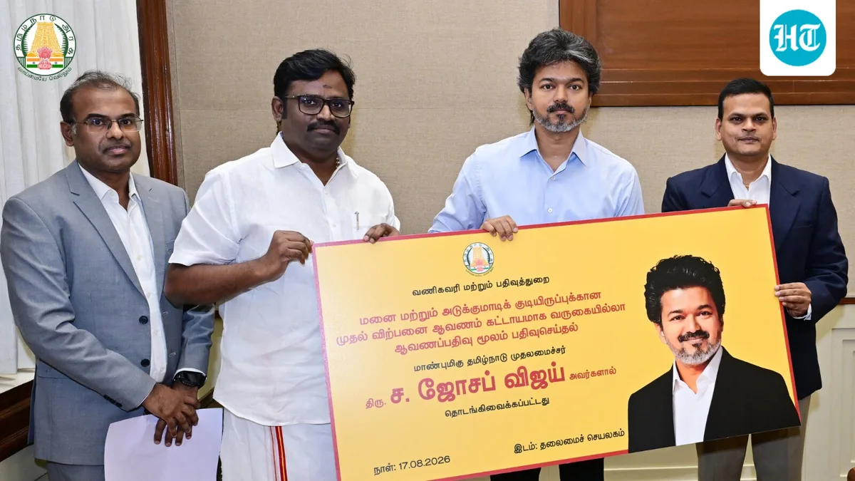 Tamil Nadu CM Vijay makes online registration mandatory for first sale of plots, flats: What it means