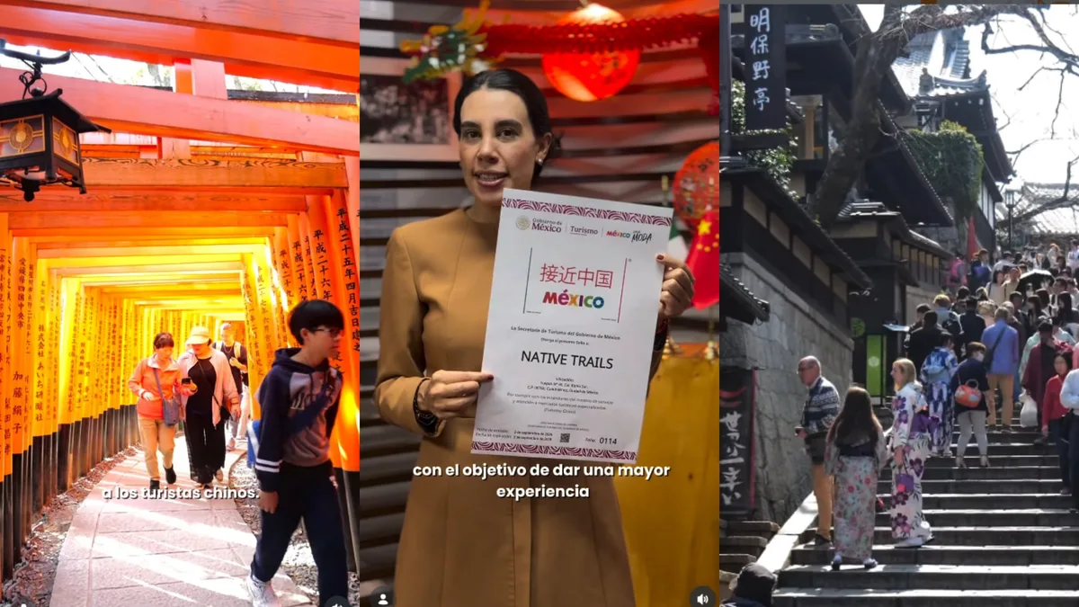 Secretaría de Turismo se equivoca; promociona a China con imágenes de Japón
