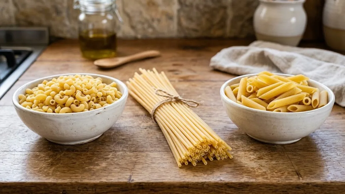Mostacholes, bucatini y “coditos”: por qué estos fideos tienen un agujero en el medio y qué beneficios tienen