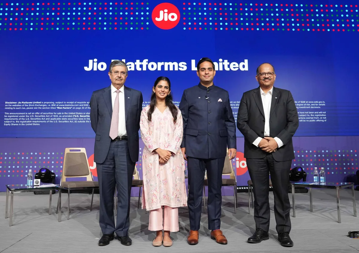 Jio's ₹30,213-cr IPO priced at 34x earnings, below Bharti Airtel's 39x