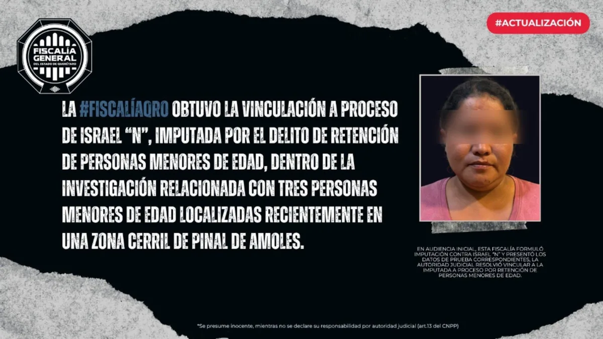 Mujer huyó con sus hijos a una cueva y fue detenida, el padre de los menores desde EEUU la denunció