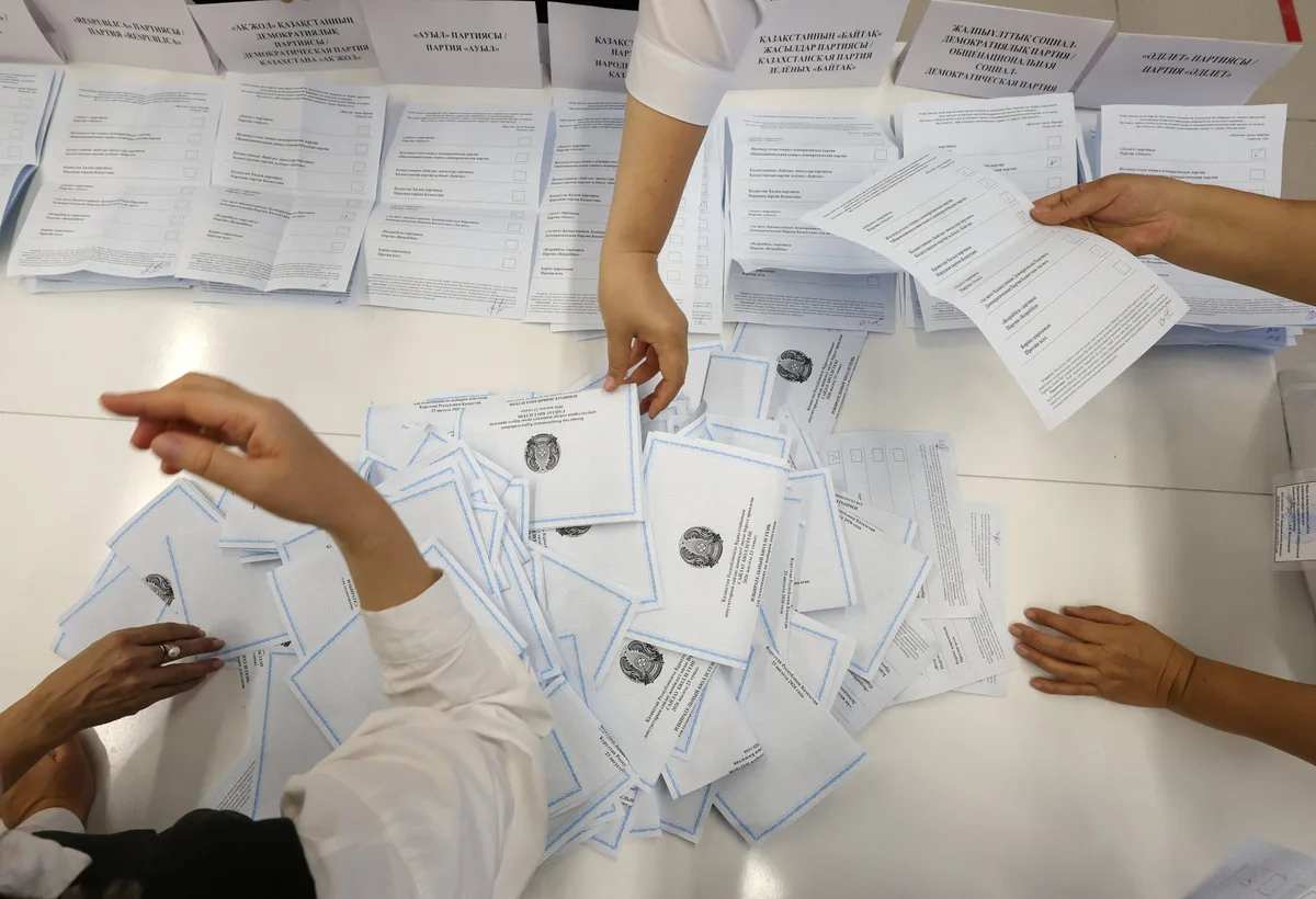 New pro-government party wins 71% in Kazakh election