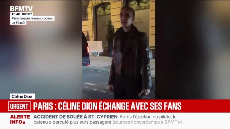 Concerts de Céline Dion à Paris: "J'essaie de garder toute mon énergie pour donner le meilleur de moi-même", confie la chanteuse à ses fans