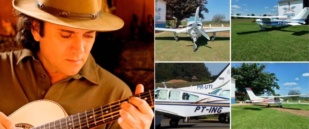 Avião de Almir Sater e outros 2 foram levados por 18 criminosos em roubo cinematográfico; relembre
