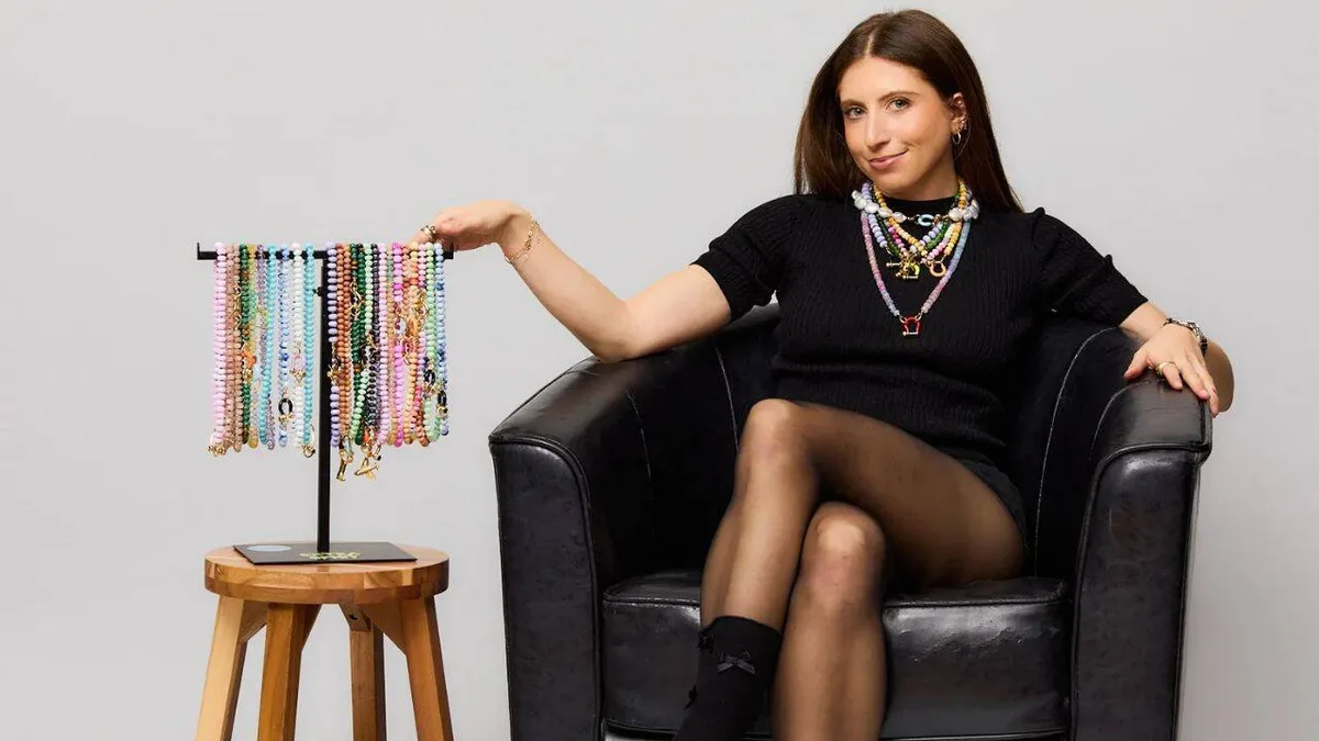 Viral TikTok turned jewellery hobby into business targeting $2.5m annual sales