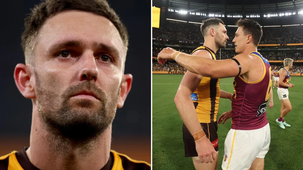 Classy Hawthorn veteran Jack Gunston lauded for brilliant act of sportsmanship after Brisbane loss