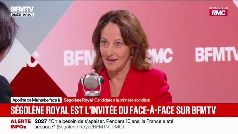 Dette publique: toucher aux retraites des Français est “un scandale”, juge Ségolène Royal, candidate à la primaire socialiste