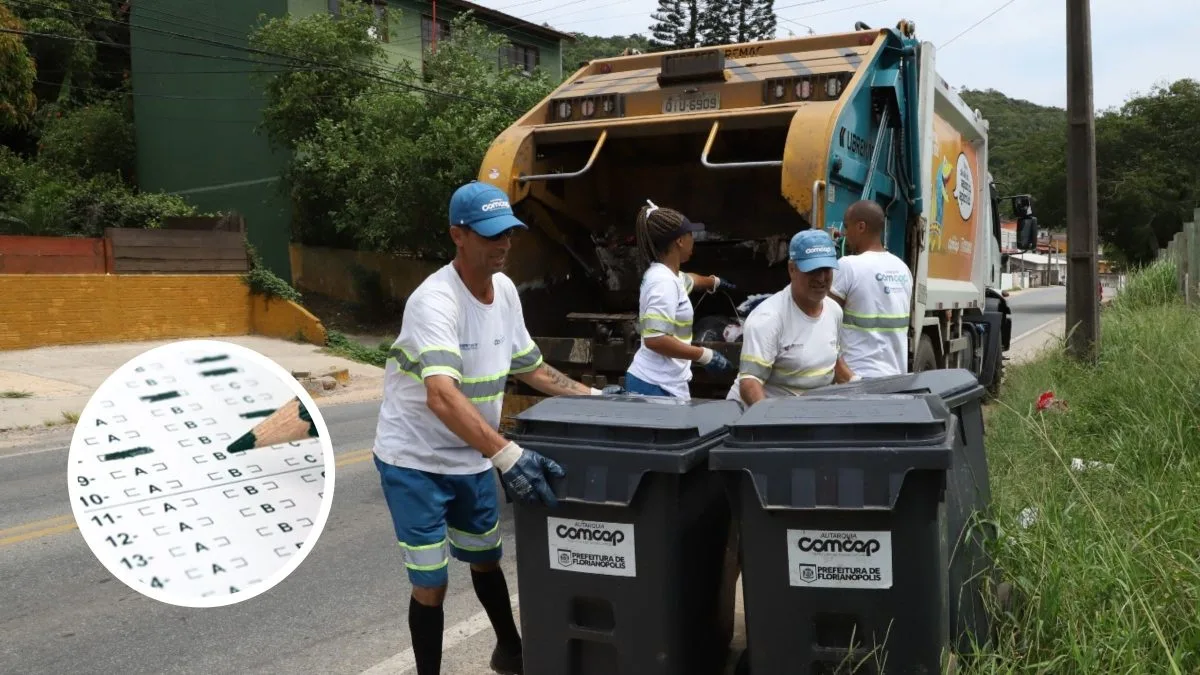 Prefeitura de Florianópolis abre 300 vagas de emprego para gari e motorista com salários superiores a R$ 3,6 mil; veja prazo para inscrições