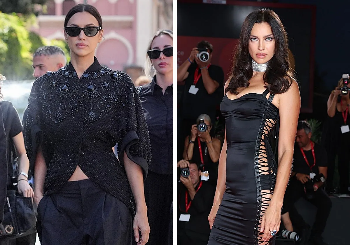 Irina Shayk, la más camaleónica en Venecia: de su look clásico al más sexy
