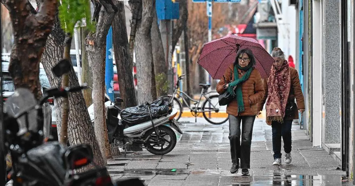 Rigen alertas por lluvia y viento en Río Negro y Neuquén: cómo impacta el temporal en la cordillera y el Alto Valle