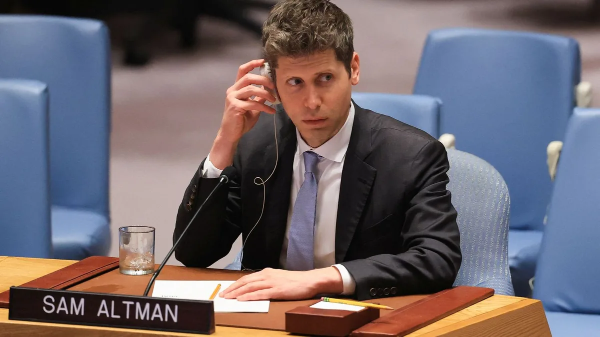 Sam Altman, durante la cumbre de la ONU: "Ninguna persona, empresa o país debería utilizar los modelos de IA más potentes para imponer su visión del mundo"