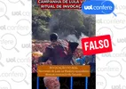 Vídeo mostra Marcha para Exu, e não 'invocação a Satanás' em ato pró-Lula