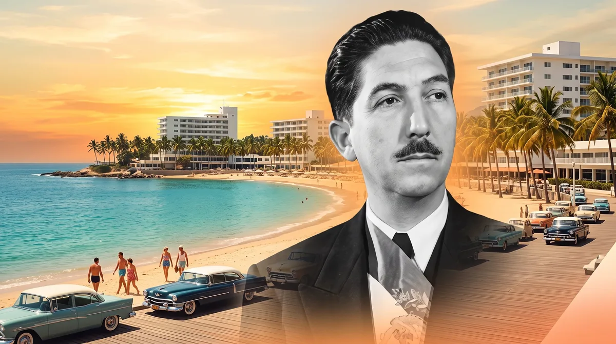 Miguel Alemán construyó Acapulco como destino de masas: el presidente que apostó todo al turismo de sol y playa
