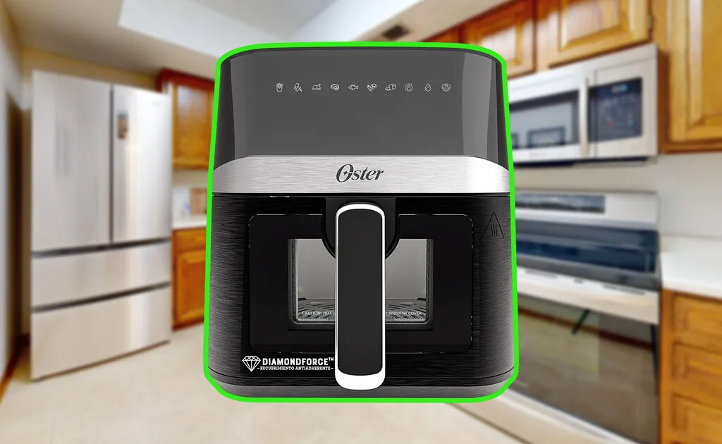 Amazon está rematando el accesorio que necesitas para cocinar más sano: freidora de aire digital Oster
