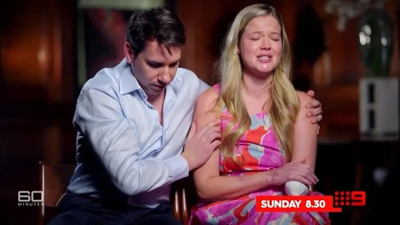 Shark survivor's emotional interview