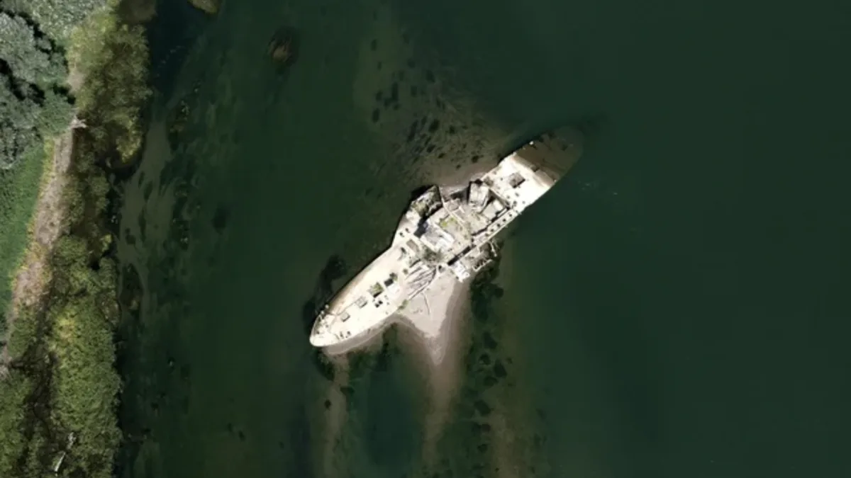 Centuries old ‘Sava’s Titanic’ emerges as Europe’s rivers fall to record lows