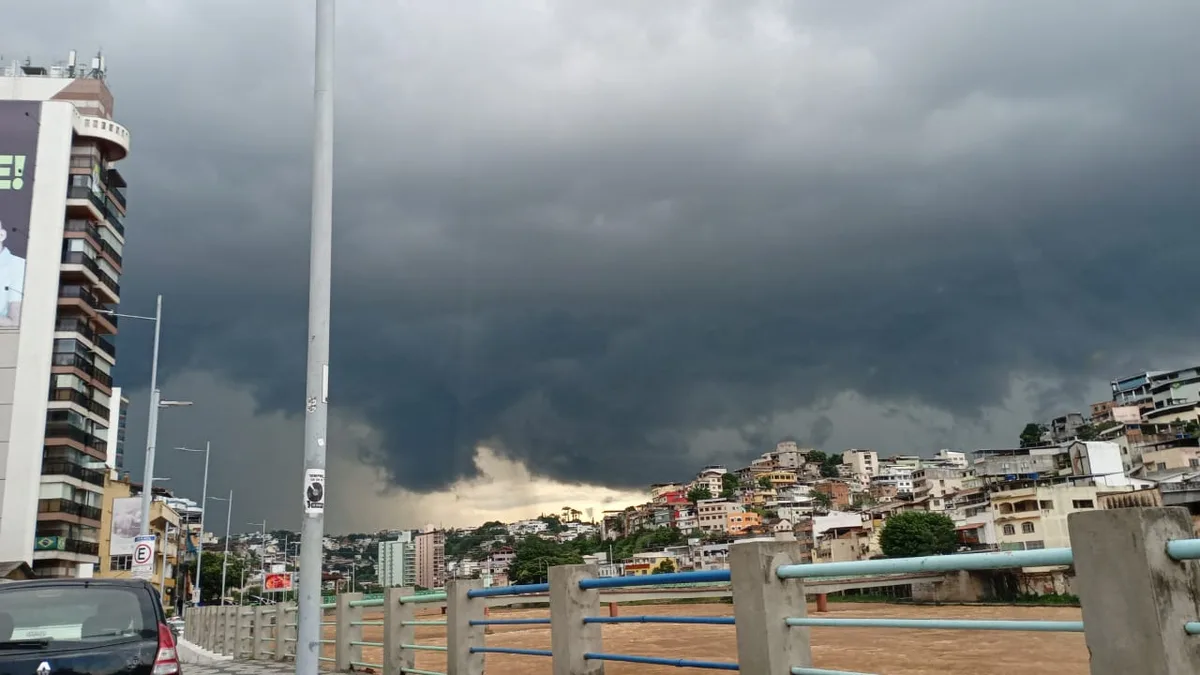 Alerta de tempestade do Inmet abrange todo o Espírito Santo