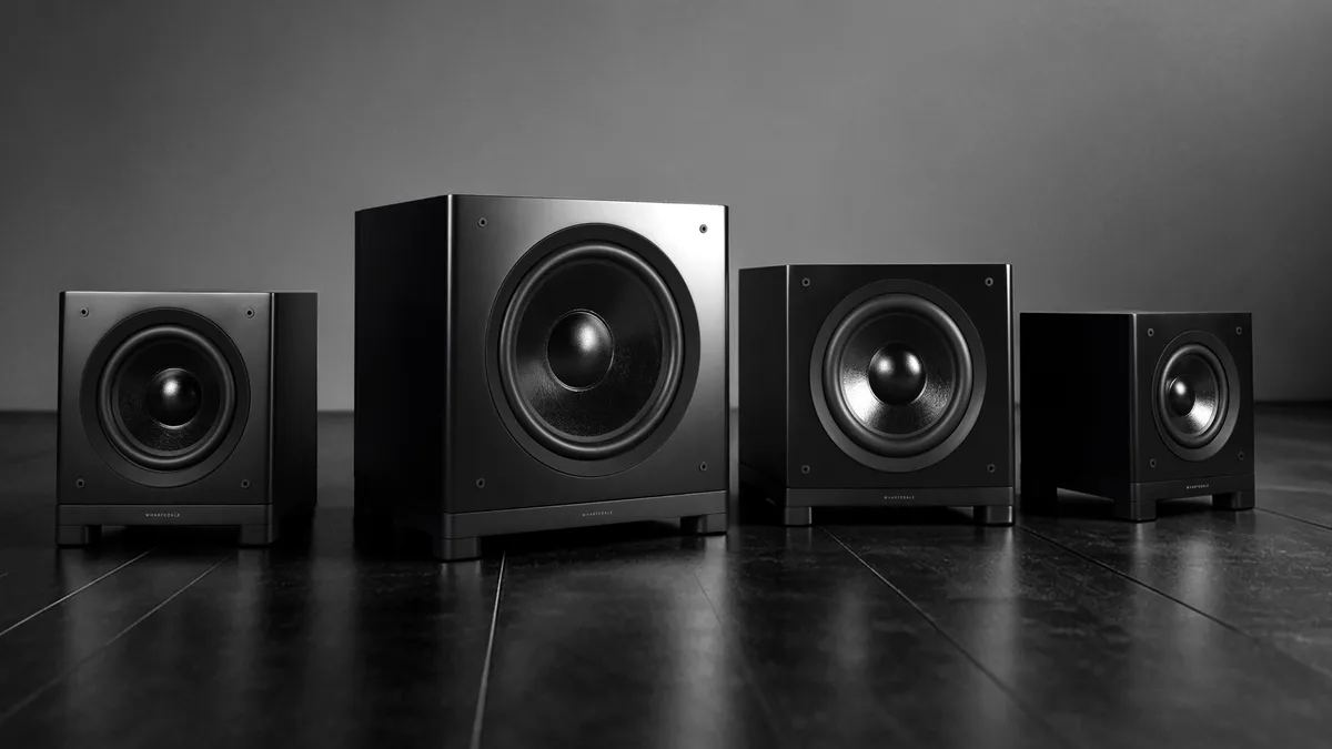 Hi-fi and home theater legend Wharfedale announces four(!) new subwoofers, and if that seems like overkill, wait until you see how big the largest one is