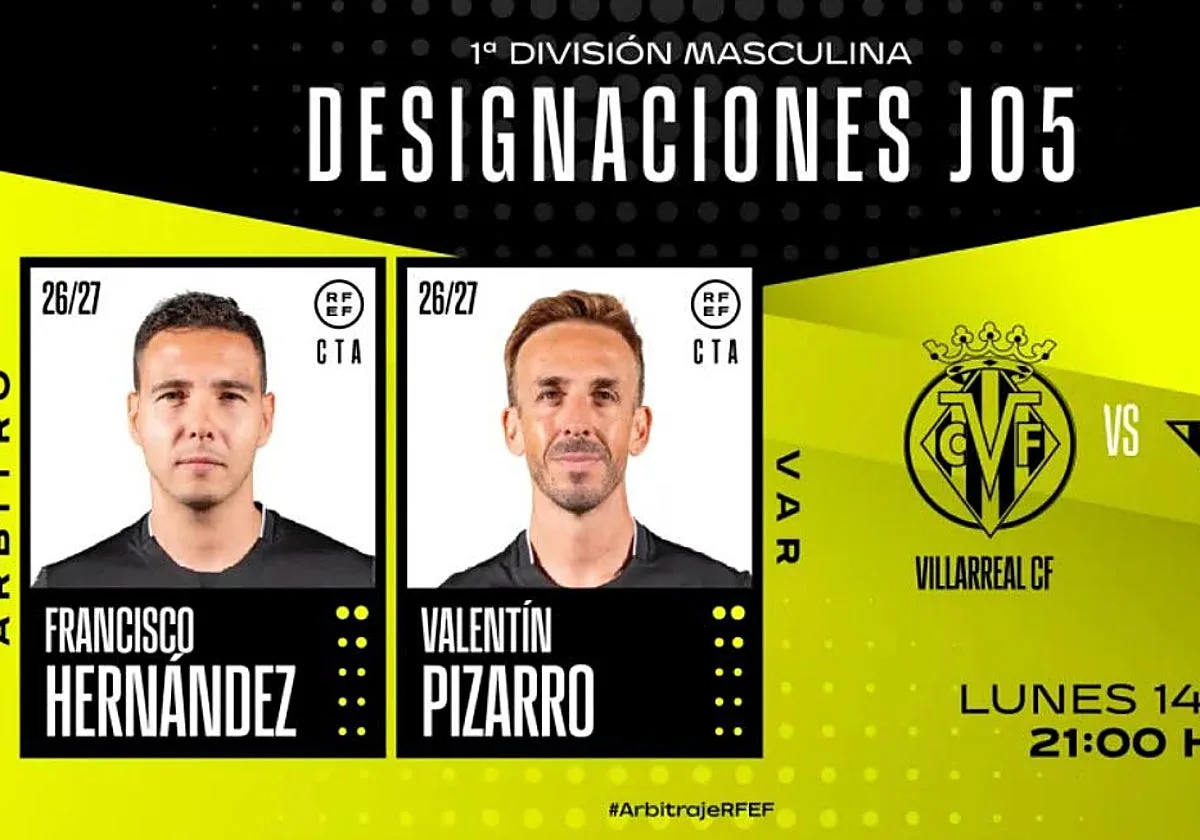 Tres derrotas verdiblancas en cinco partidos con Hernández Maeso, árbitro del Villarreal - Betis